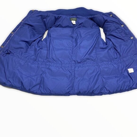 J.Crew Women’s Blue Puffer Down Vest size XS - Picture 9 of 10